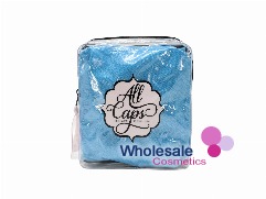 6 x All Caps Shower Sleep Spa - BLUE